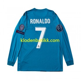 Real Madrid Cristiano Ronaldo 7 2017 Barn Retro Tredje Fotballdrakt Langermet